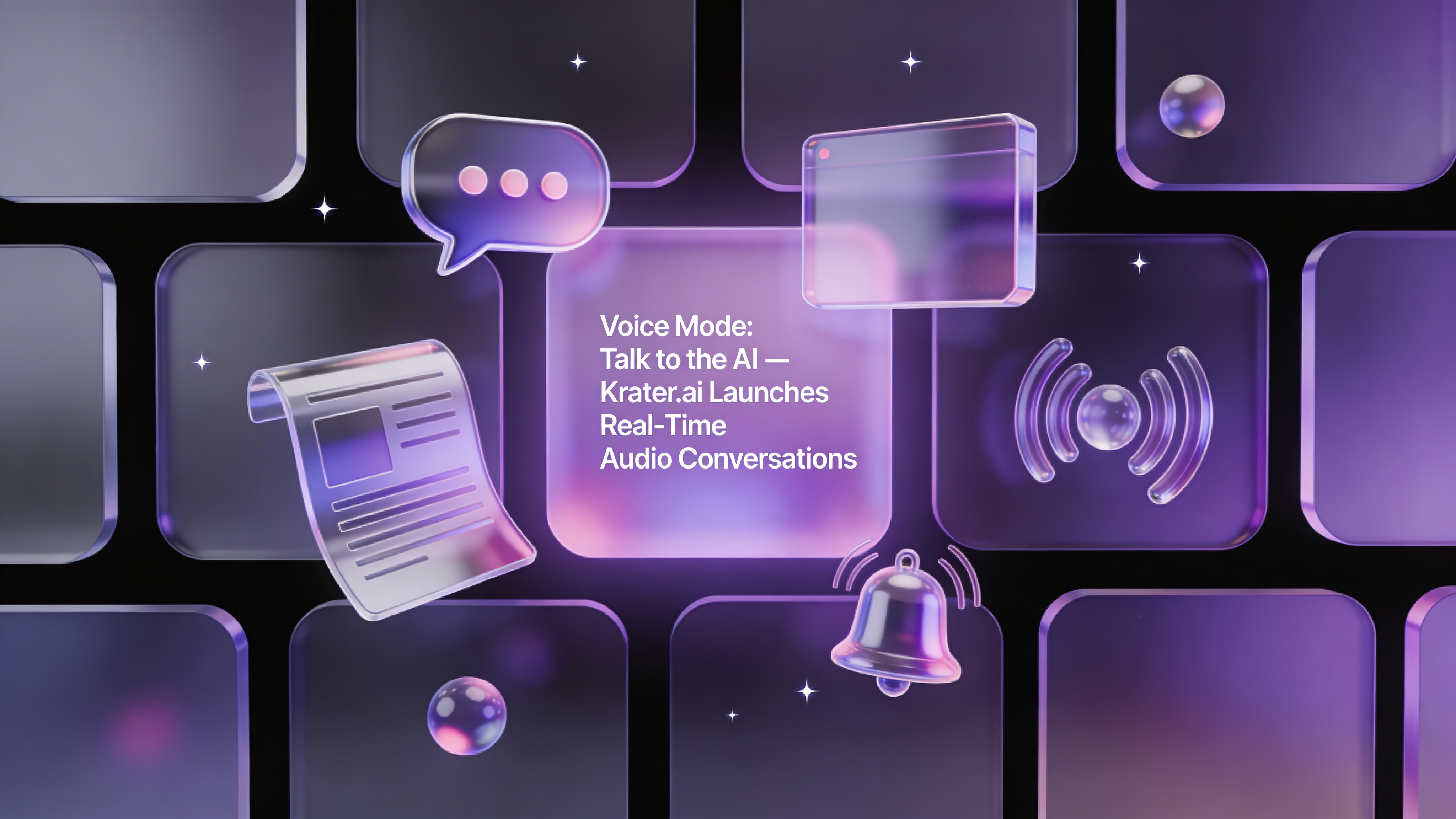 Introducing Voice Mode: Talk to AI in Real Time on Krater.ai